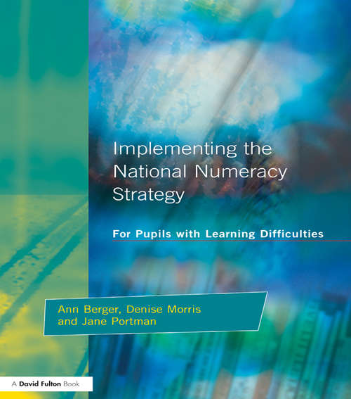 Book cover of Implementing the National Numeracy Strategy: For Pupils with Learning Difficulties