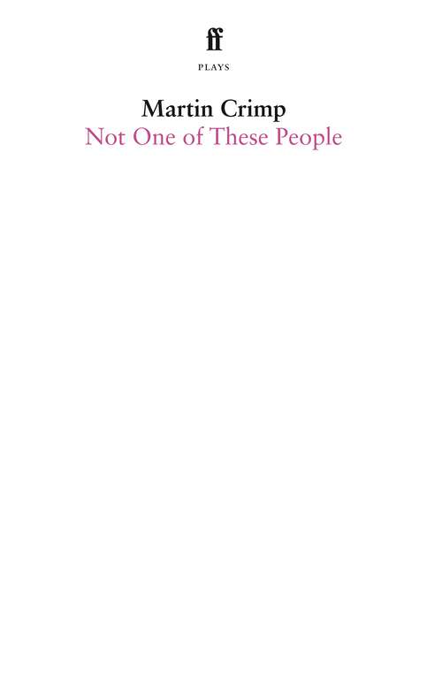 Book cover of Not One Of These People (Main)