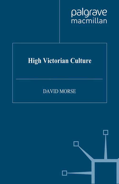 Book cover of High Victorian Culture (1993)
