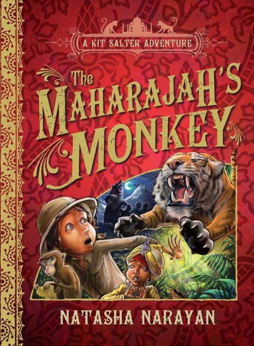Book cover of The Maharajah's Monkey: Book 2 (A Kit Salter Adventure)