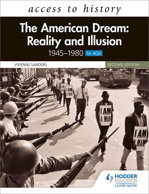 Book cover of Access to History: The American Dream: Reality and Illusion, 1945–1980 for AQA, Second Edition (2)