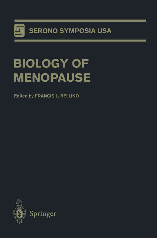 Book cover of Biology of Menopause (2000) (Serono Symposia USA)