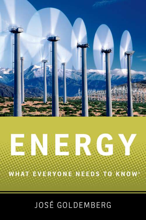 Book cover of Energy: What Everyone Needs to Know® (What Everyone Needs To Know®)