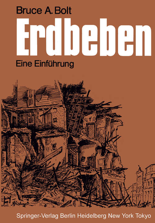 Book cover of Erdbeben: Eine Einführung (1984)