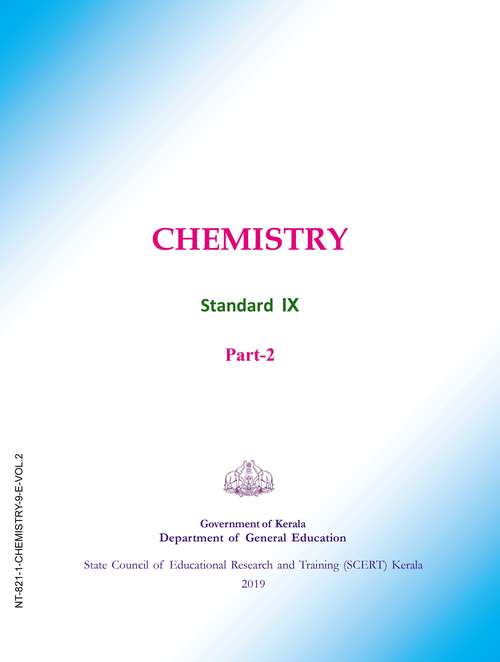 Book cover of Chemistry Part 2 class 9 - S.C.E.R.T. - Kerala Board