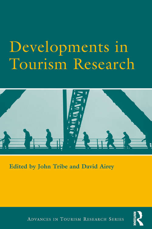Book cover of Developments in Tourism Research