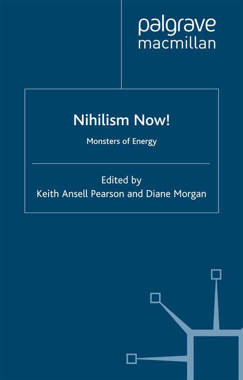 Book cover of Nihilism Now!: Monsters of Energy (2000)