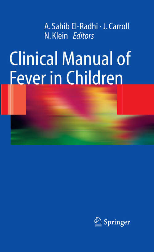 Book cover of Clinical Manual of Fever in Children (2009)