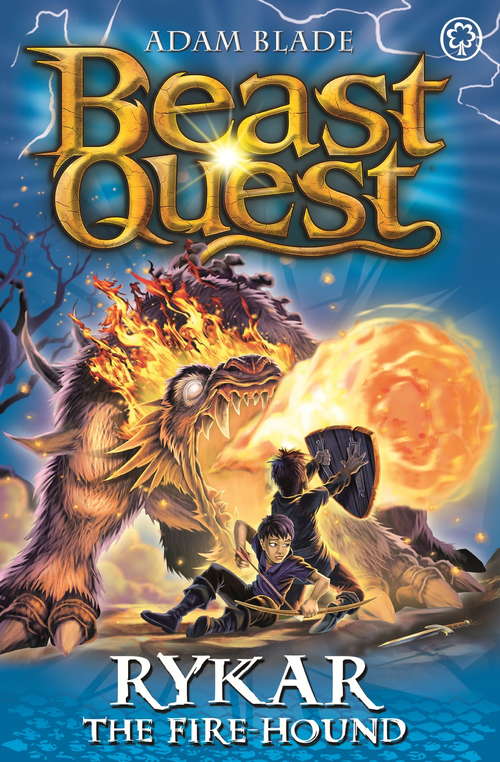 Book cover of Rykar the Fire Hound: Series 20 Book 4 (Beast Quest #106)