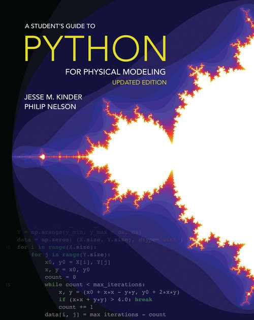 Book cover of A Student's Guide to Python for Physical Modeling