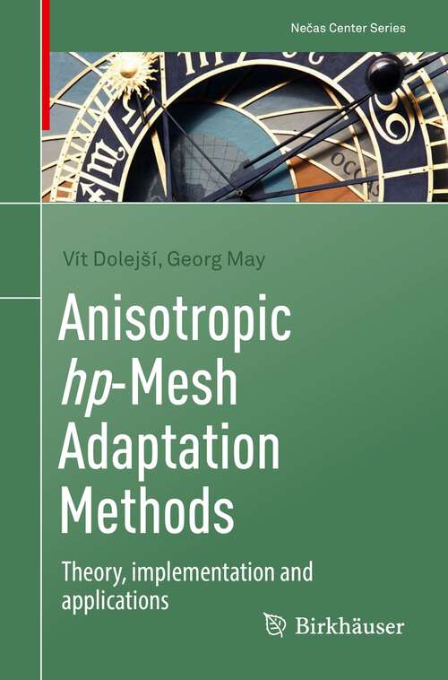 Book cover of Anisotropic hp-Mesh Adaptation Methods