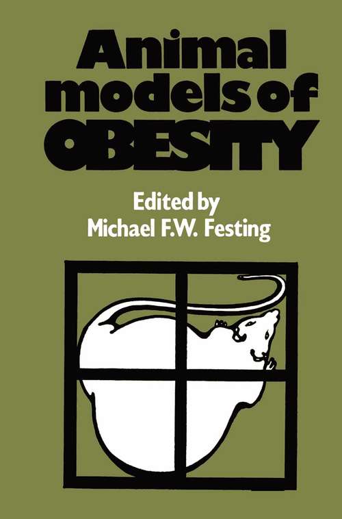Book cover of Animal Models of Obesity (pdf) (1st ed. 1979)