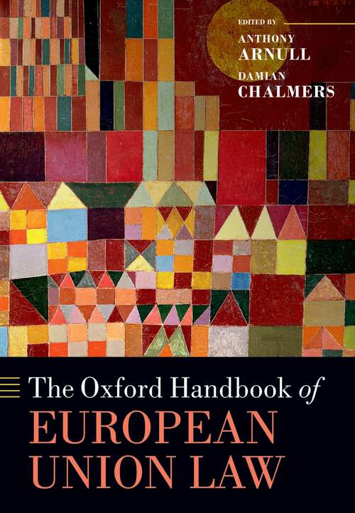 Book cover of The Oxford Handbook of European Union Law (Oxford Handbooks)