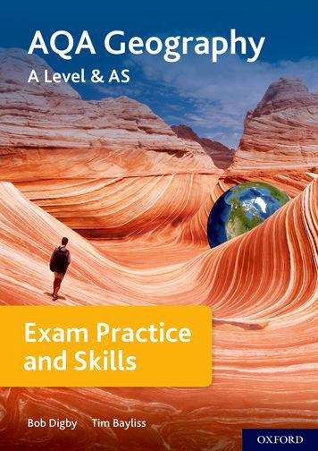 Book cover of AQA A Level Geography Exam Practice