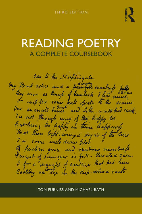 Book cover of Reading Poetry: A Complete Coursebook (3)