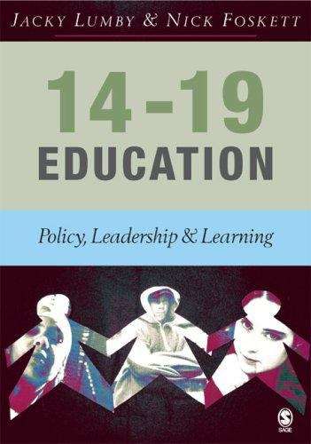 Book cover of 14-19 Education: Policy, Leadership and Learning (1st edition) (PDF)