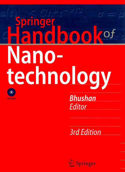 Book cover of Springer Handbook of Nanotechnology (3rd ed. 2010) (Springer Handbooks)