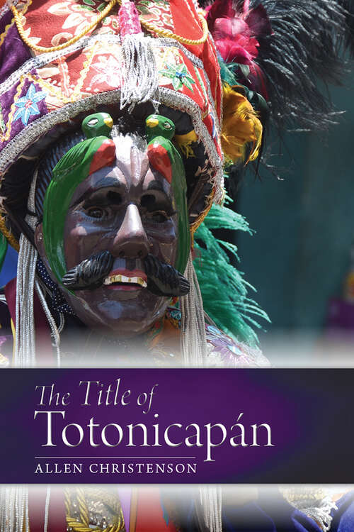 Book cover of The Title of Totonicapán