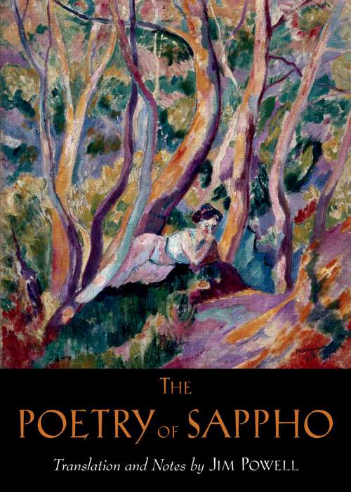 Book cover of The Poetry of Sappho: An Expanded Edition, Featuring Newly Discovered Poems