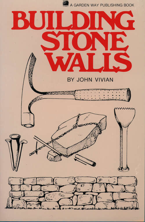 Book cover of Building Stone Walls