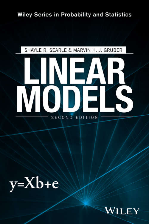 Book cover of Linear Models (2) (Wiley Series in Probability and Statistics)