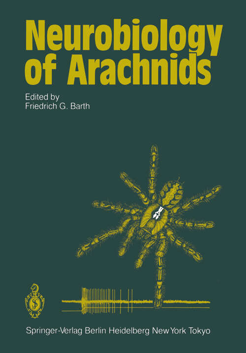 Book cover of Neurobiology of Arachnids (1985)