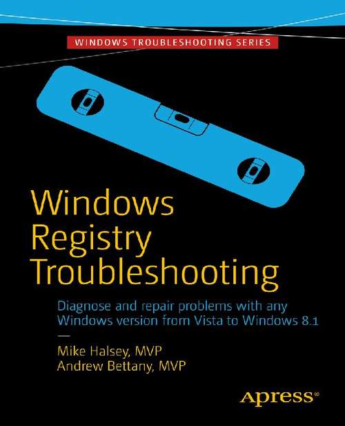 Book cover of Windows Registry Troubleshooting (1st ed.)