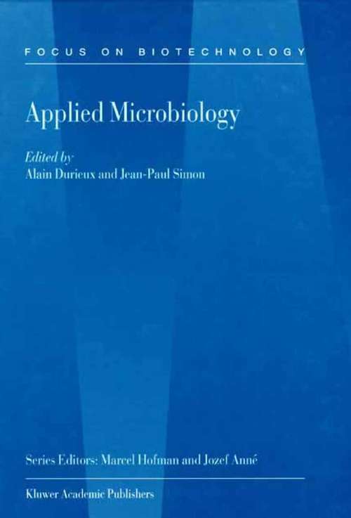 Book cover of Applied Microbiology (2001) (Focus on Biotechnology #2)