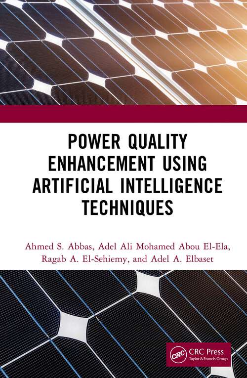 Book cover of Power Quality Enhancement using Artificial Intelligence Techniques