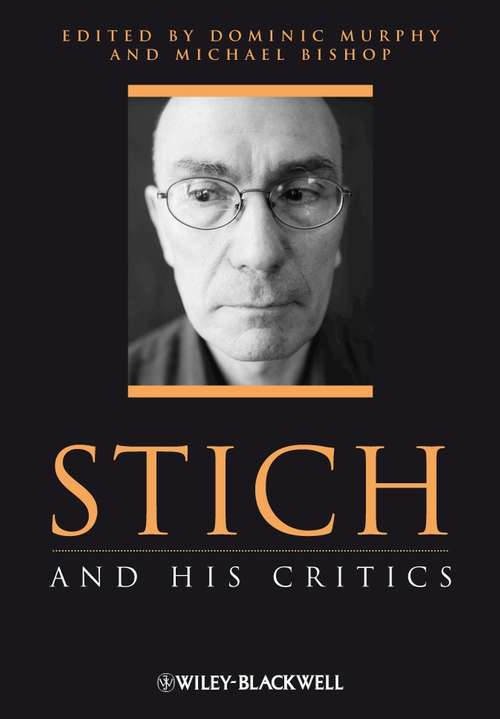 Book cover of Stich and His Critics