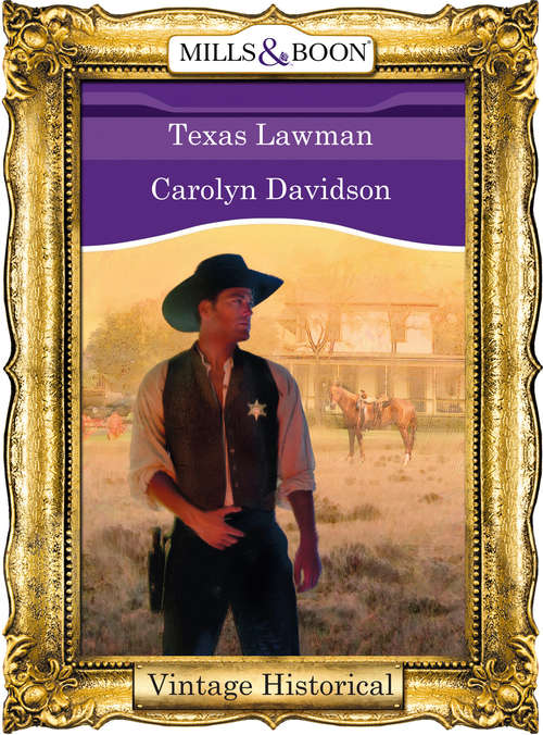 Book cover of Texas Lawman (ePub First edition) (Mills And Boon Historical Ser.)