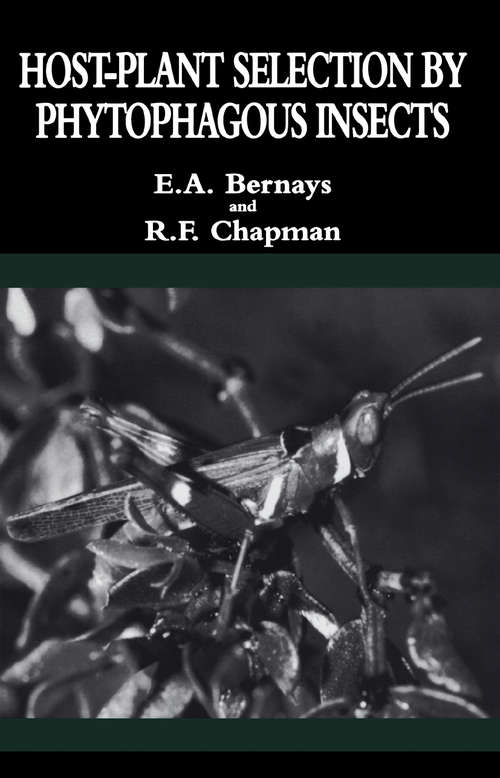 Book cover of Host-Plant Selection by Phytophagous Insects (1994) (Contemporary Topics in Entomology #2)