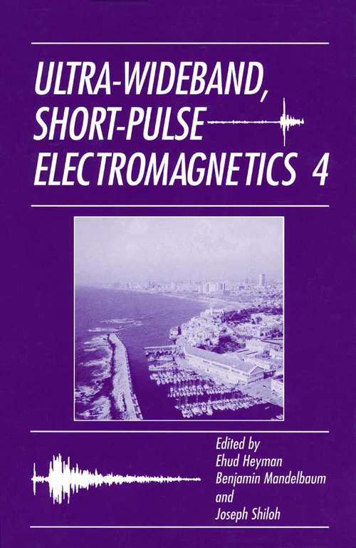 Book cover of Ultra-Wideband Short-Pulse Electromagnetics 4 (2002)