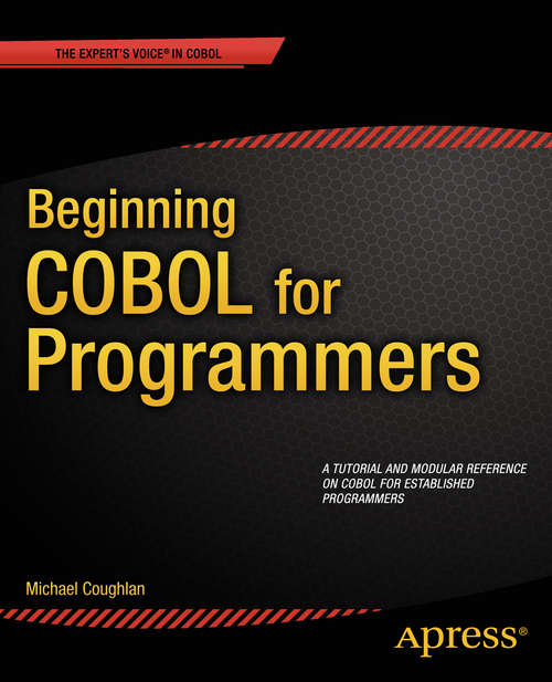 Book cover of Beginning COBOL for Programmers (1st ed.)