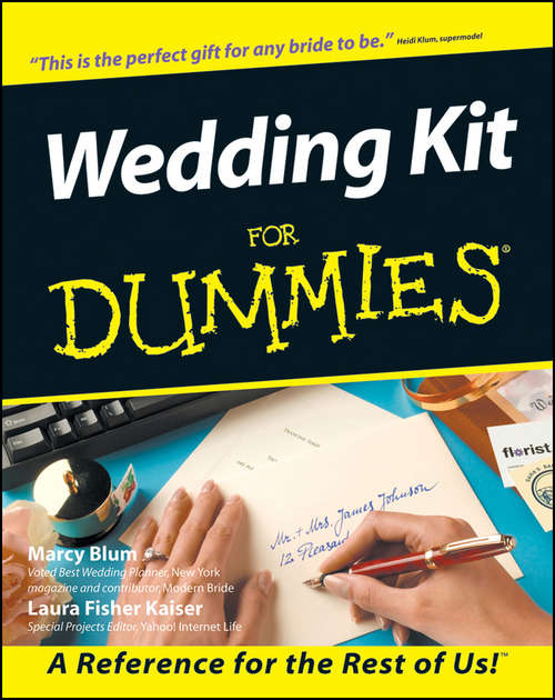 Book cover of Wedding Kit For Dummies