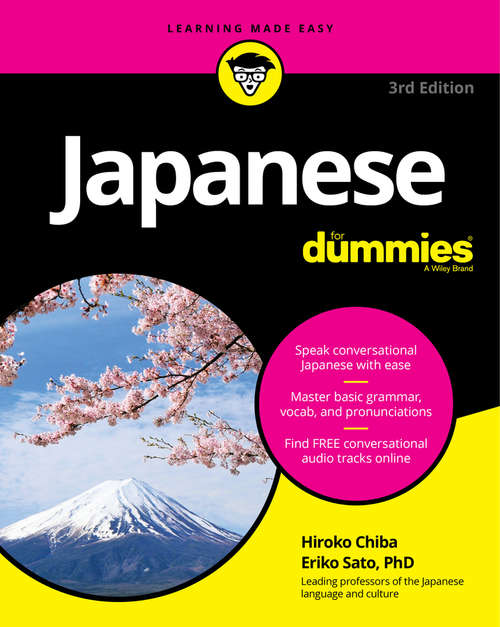 Book cover of Japanese For Dummies (3)