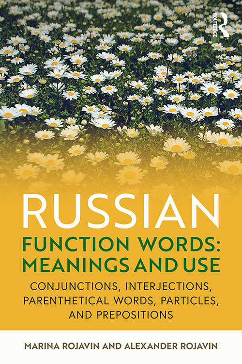 Book cover of Russian Function Words: Conjunctions, Interjections, Parenthetical Words, Particles, and Prepositions