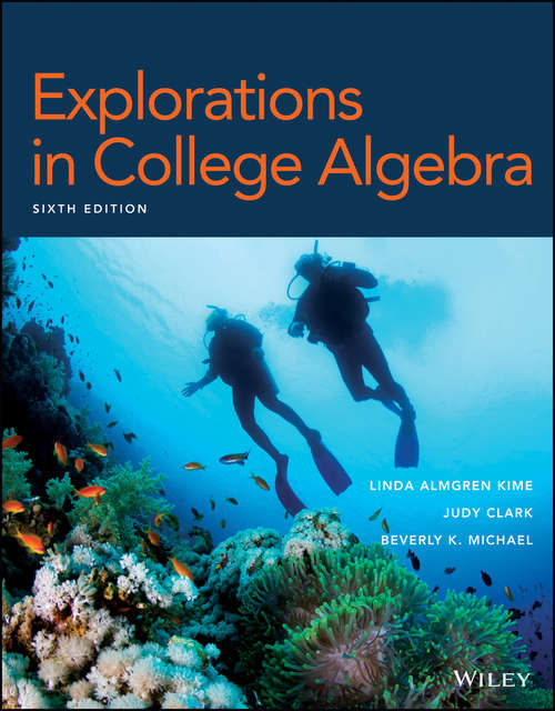 Book cover of Explorations in College Algebra