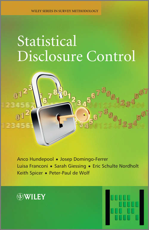 Book cover of Statistical Disclosure Control (Wiley Series in Survey Methodology)