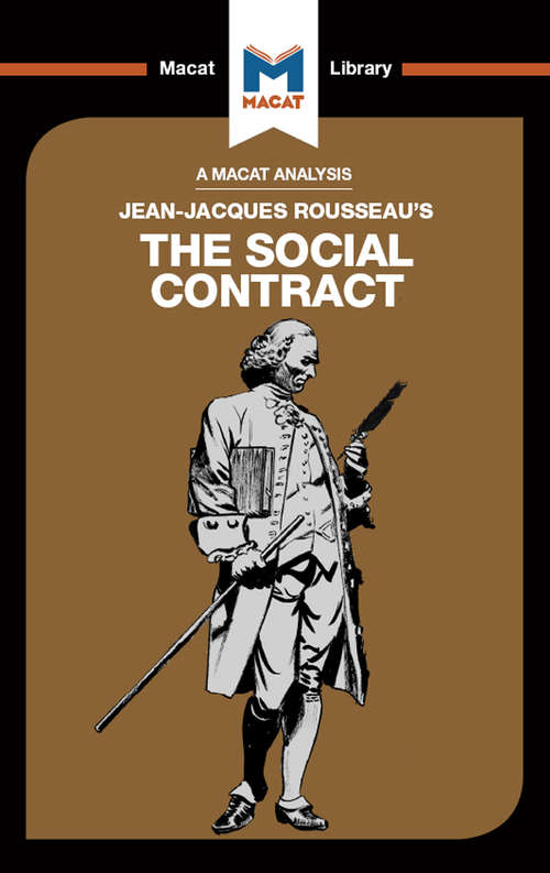 Book cover of The Social Contract (The Macat Library)