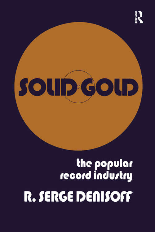 Book cover of Solid Gold: Popular Record Industry