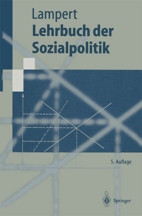Book cover of Lehrbuch der Sozialpolitik (5. Aufl. 1998) (Springer-Lehrbuch)