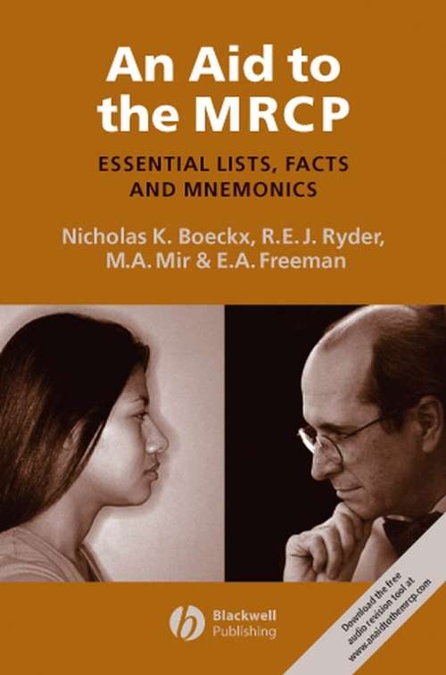 Book cover of An Aid to the MRCP: Essential Lists, Facts and Mnemonics