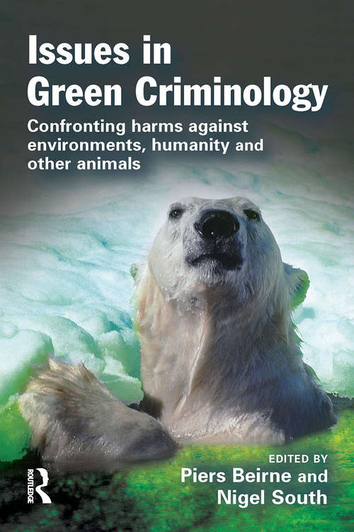Book cover of Issues in Green Criminology
