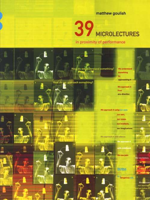 Book cover of 39 Microlectures: In Proximity of Performance