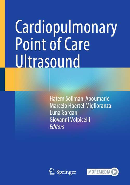 Book cover of Cardiopulmonary Point of Care Ultrasound (1st ed. 2023)