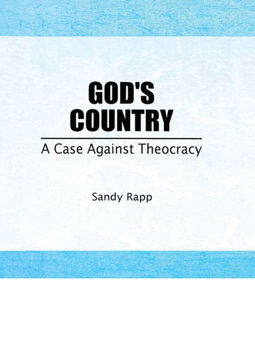 Book cover of God's Country: A Case Against Theocracy