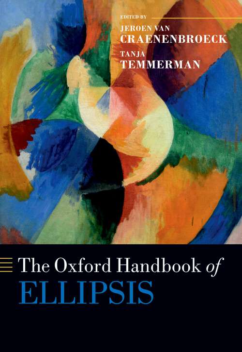 Book cover of The Oxford Handbook of Ellipsis (Oxford Handbooks)