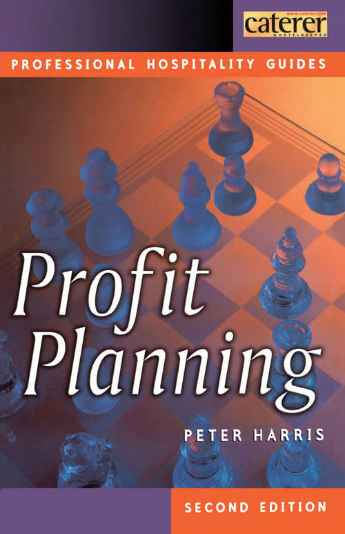 Book cover of Profit Planning: For Hospitality And Tourism (extended Edition) (2)