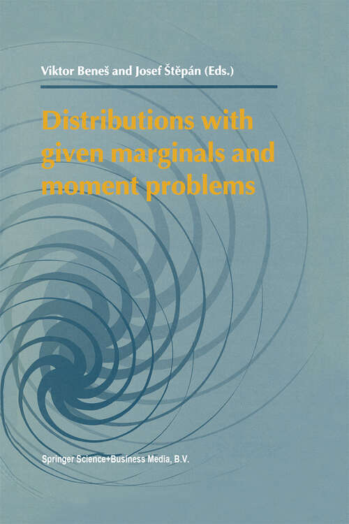 Book cover of Distributions with given Marginals and Moment Problems (1997)